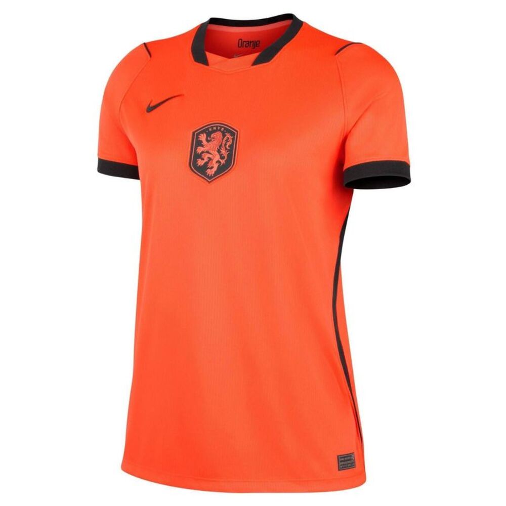 Nike Womens/Ladies Netherlands FC Home Shirt / Orange/Black